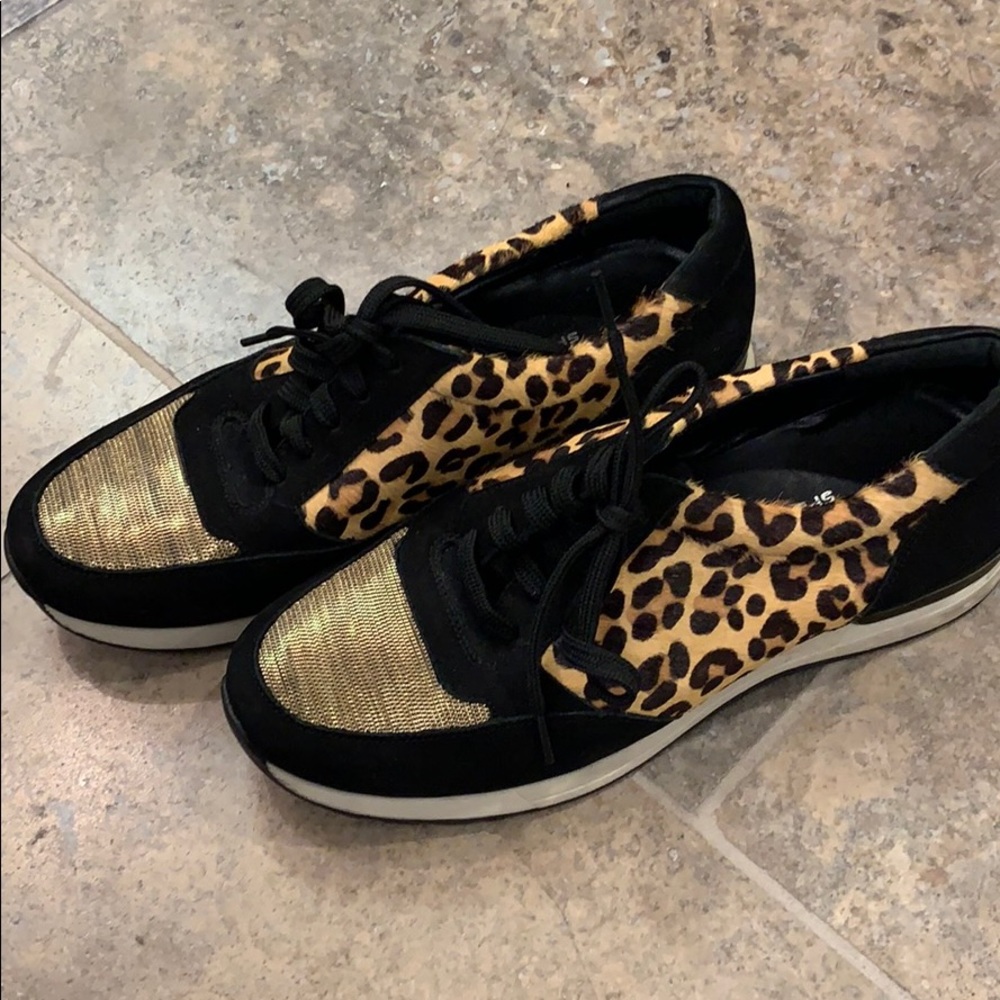 Vaneli Sport Animal Print Sneakers